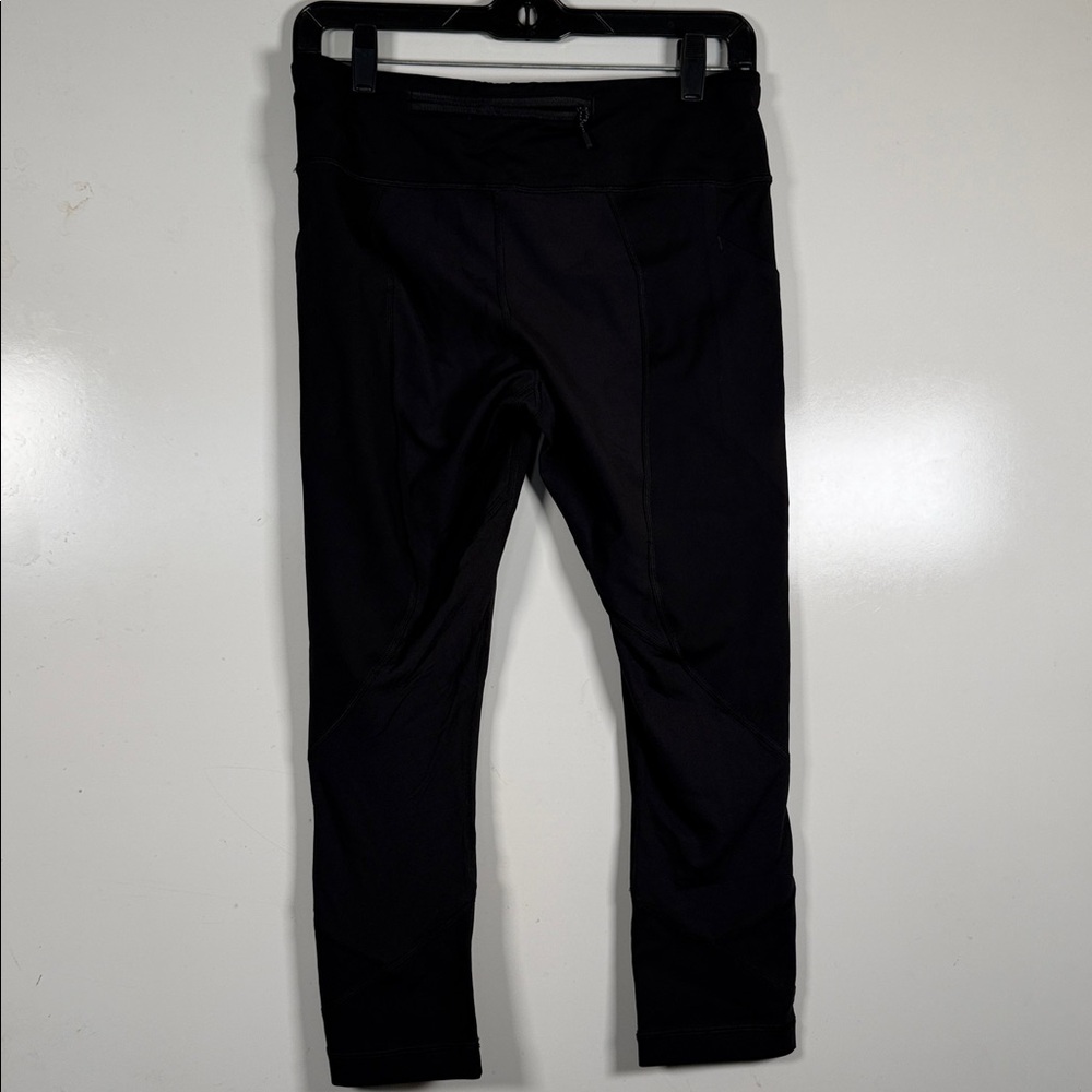 Lululemon Pace Rival Crop Black Size 8 - Picture 2 of 5